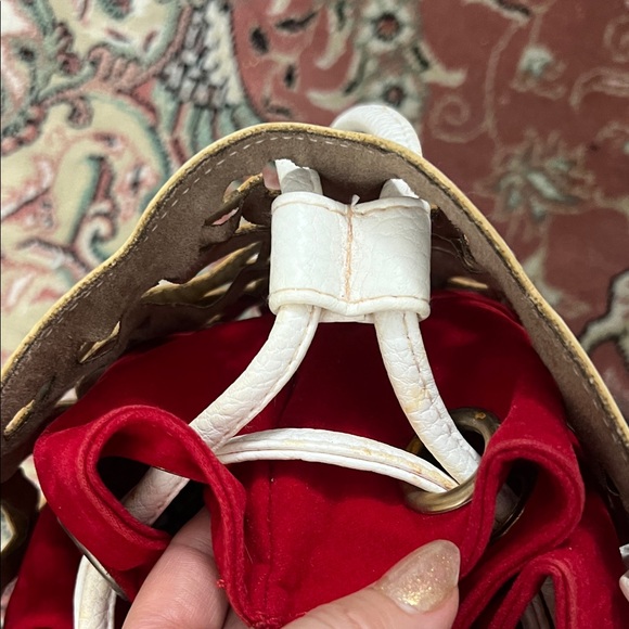 REPLICA - Ralph Lauren Red and Cream Tote Bag - Picture 8 of 15